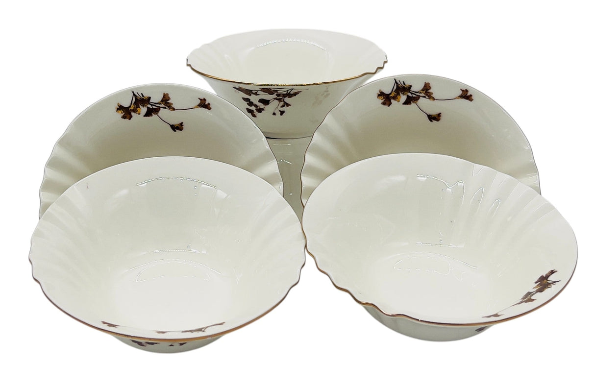 Angela 6pcs Ceramic Bowl Set 13.5cm*5cm, White and Floral Design - Al Kabayel Discount CentreAngela 6pcs Ceramic Bowl Set 13.5cm*5cm, White and Floral DesignBowlsANGELAAl Kabayel Discount Centre