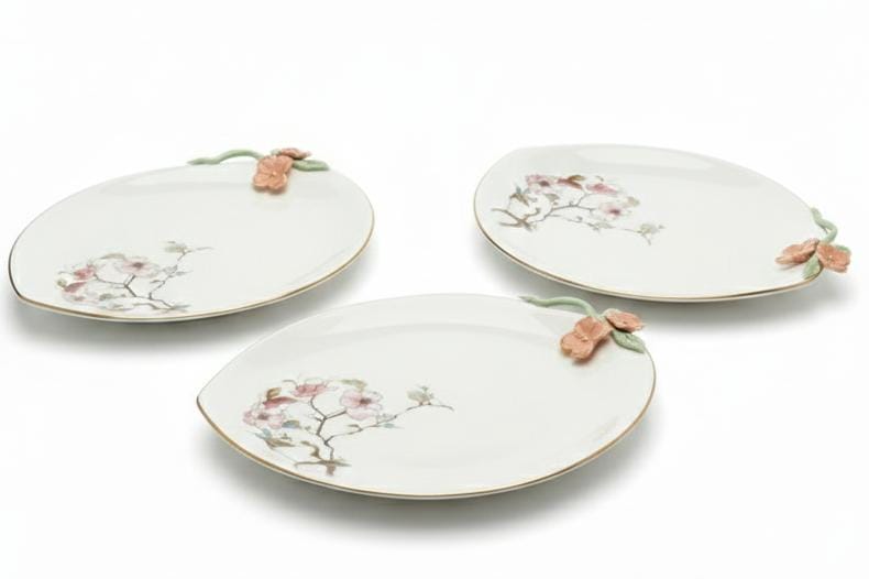 Angela Floral Elegance 3 - Piece Ceramic Serving Plate Set – White (25×30 cm) - Al Kabayel Discount CentreAngela Floral Elegance 3 - Piece Ceramic Serving Plate Set – White (25×30 cm)PlatesANGELAAl Kabayel Discount Centre