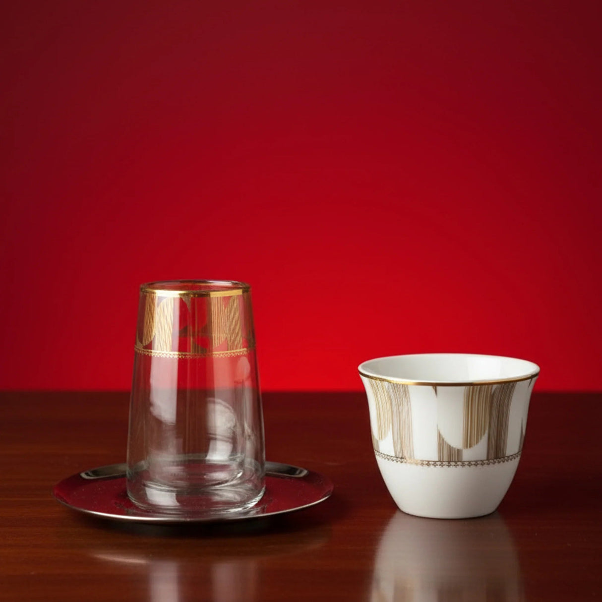 Angela MK - 430 Royal Tea & Cawa Cup Set – 18 - Piece Gold & Smoke Elegant Design Edition - Al Kabayel Discount CentreAngela MK - 430 Royal Tea & Cawa Cup Set – 18 - Piece Gold & Smoke Elegant Design EditionTea SetsANGELAAl Kabayel Discount Centre