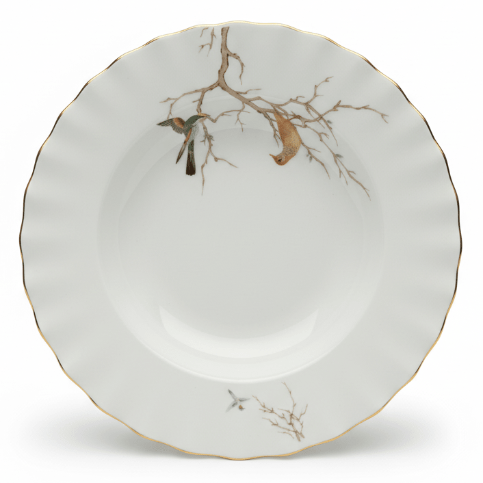 Angela Premium Floral Ceramic Deep Plate – 22 cm, White Soup & Pasta Plate - Al Kabayel Discount CentreAngela Premium Floral Ceramic Deep Plate – 22 cm, White Soup & Pasta PlatePlatesANGELAAl Kabayel Discount Centre