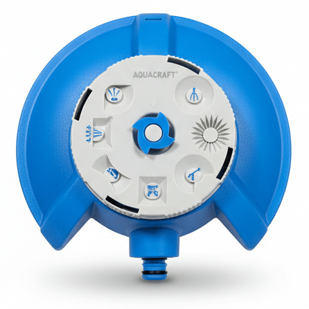 Aquacraft 8 - Pattern Water Spray Sprinkler – Multi - Function Garden Irrigation Sprayer for Lawn & Plants - Al Kabayel Discount CentreAquacraft 8 - Pattern Water Spray Sprinkler – Multi - Function Garden Irrigation Sprayer for Lawn & PlantsGardening ToolsAQUACRAFTAl Kabayel Discount Centre