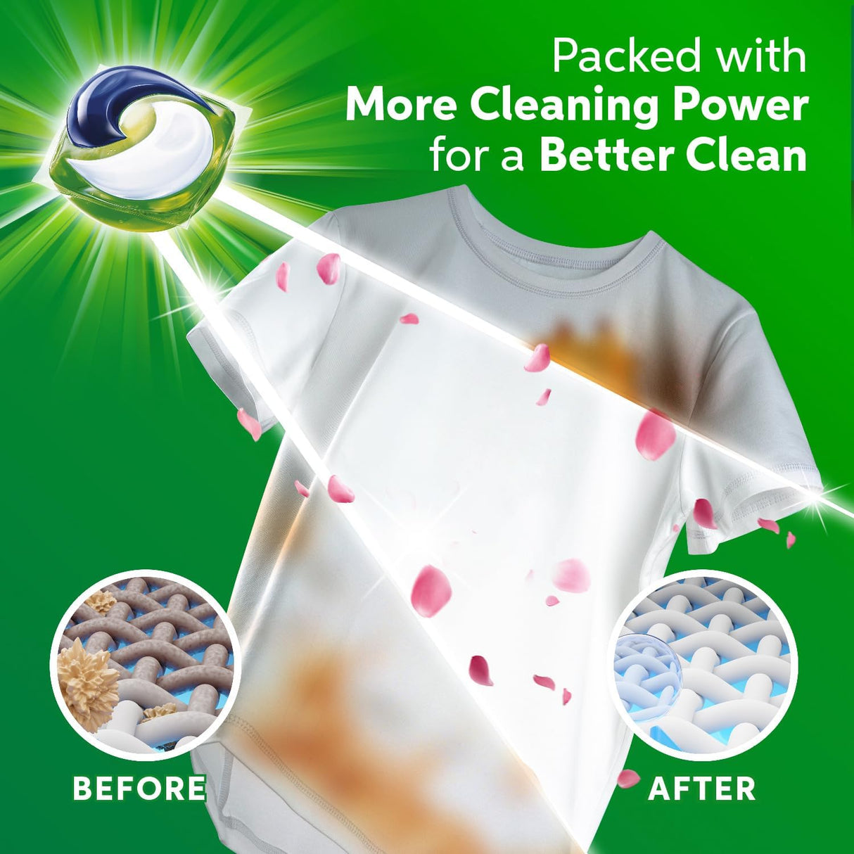 Ariel 3In1 Pods With A Touch Of Downy Freshness, Ariel Liquid Detergent Capsules, Powerful Stain Remover Detergent, Pack Of 2 X 15 Pods - Al Kabayel Discount CentreAriel 3In1 Pods With A Touch Of Downy Freshness, Ariel Liquid Detergent Capsules, Powerful Stain Remover Detergent, Pack Of 2 X 15 PodsHome SuppliesARIELAl Kabayel Discount Centre