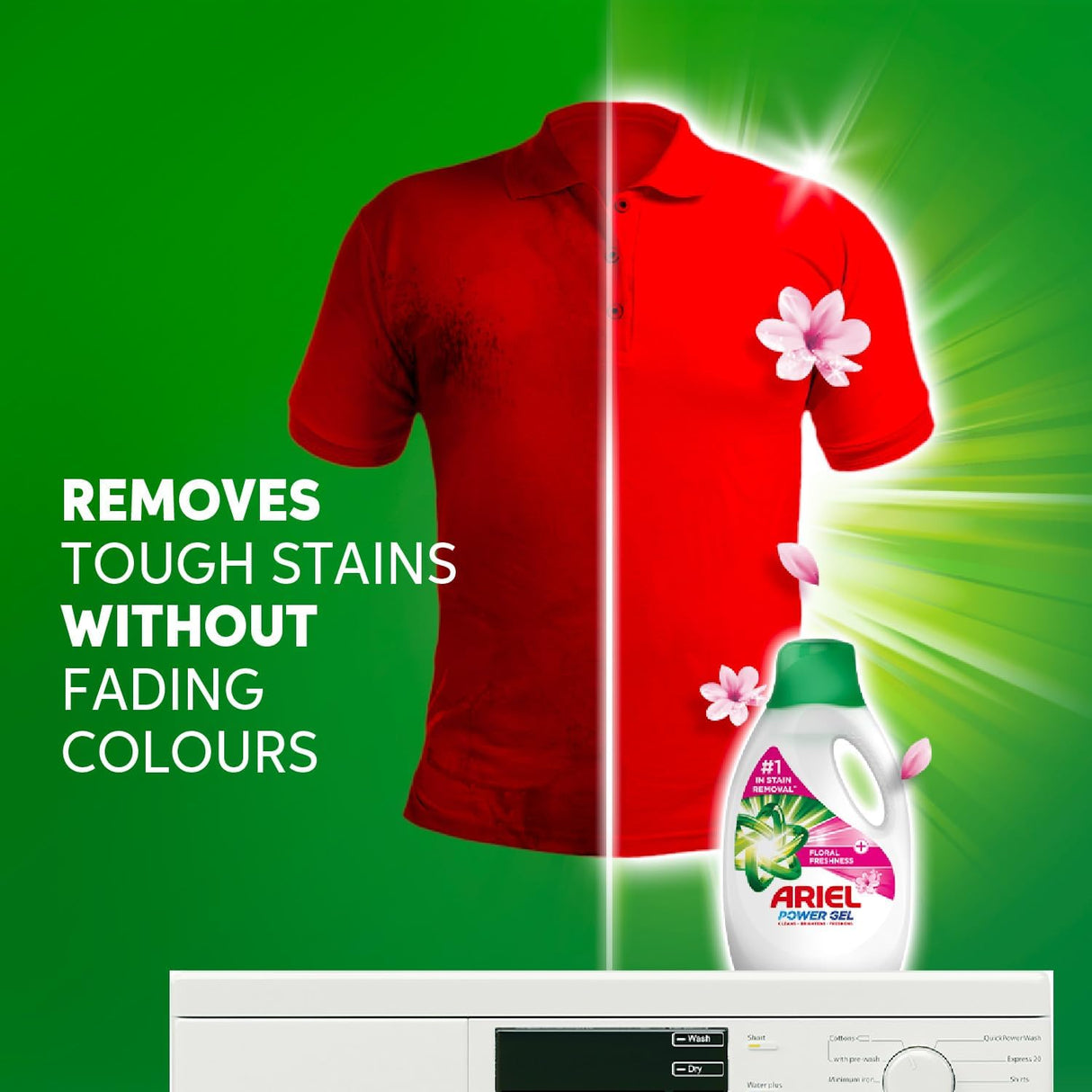 Ariel Automatic Liquid Gel with a Touch of floral Freshness 1.8L (Pack of 2) - Al Kabayel Discount CentreAriel Automatic Liquid Gel with a Touch of floral Freshness 1.8L (Pack of 2)Home SuppliesARIELAl Kabayel Discount Centre