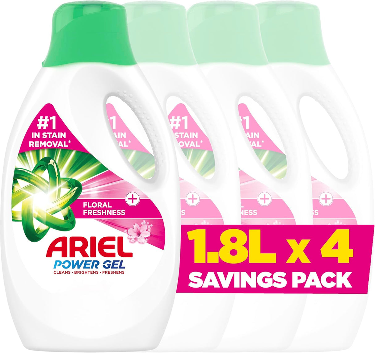 Ariel Laundry Detergent Floral Breeze Power Gel 1.8L, Pack of 4 - Al Kabayel Discount CentreAriel Laundry Detergent Floral Breeze Power Gel 1.8L, Pack of 4Home SuppliesARIELAl Kabayel Discount Centre