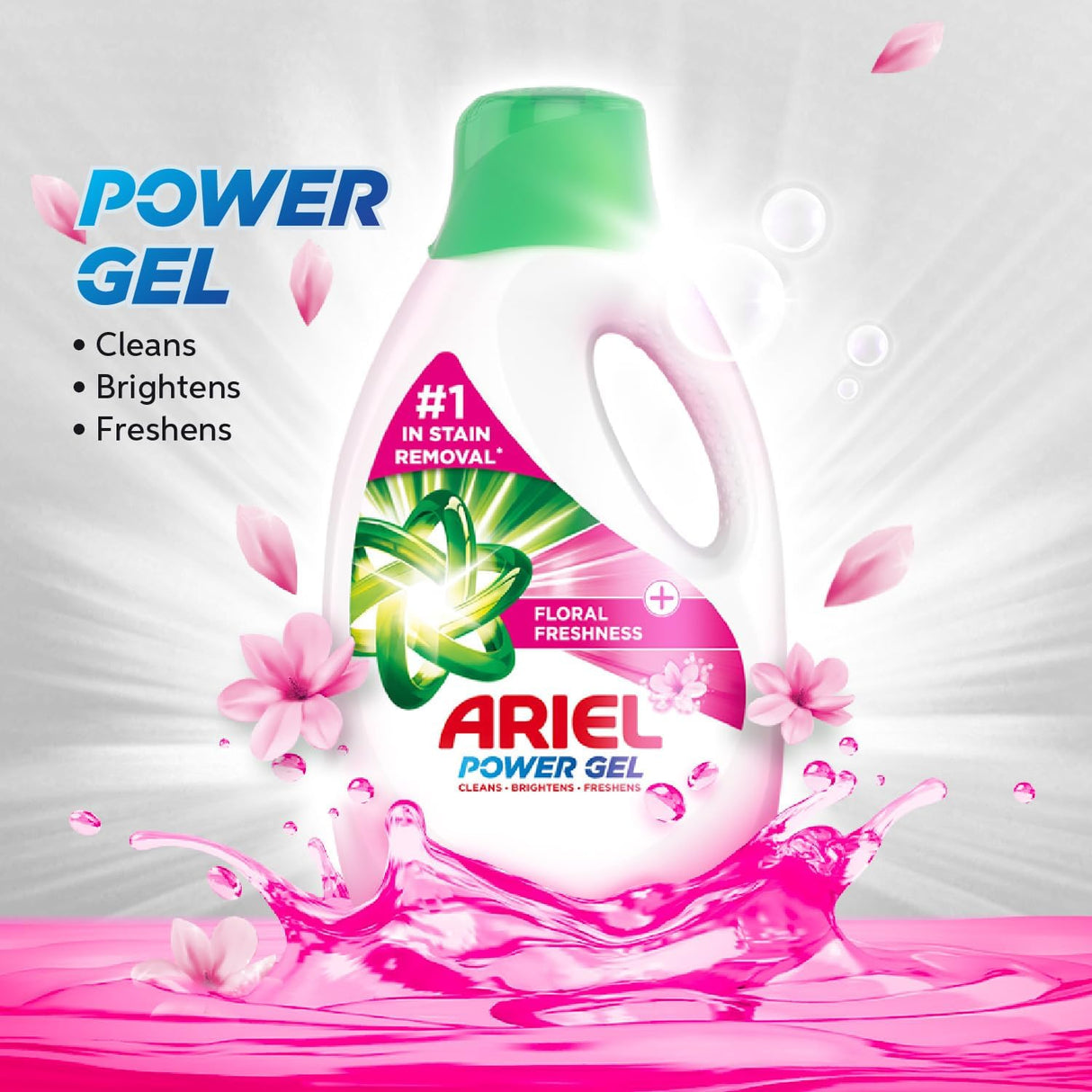Ariel Laundry Detergent Floral Breeze Power Gel 1.8L, Pack of 4 - Al Kabayel Discount CentreAriel Laundry Detergent Floral Breeze Power Gel 1.8L, Pack of 4Home SuppliesARIELAl Kabayel Discount Centre