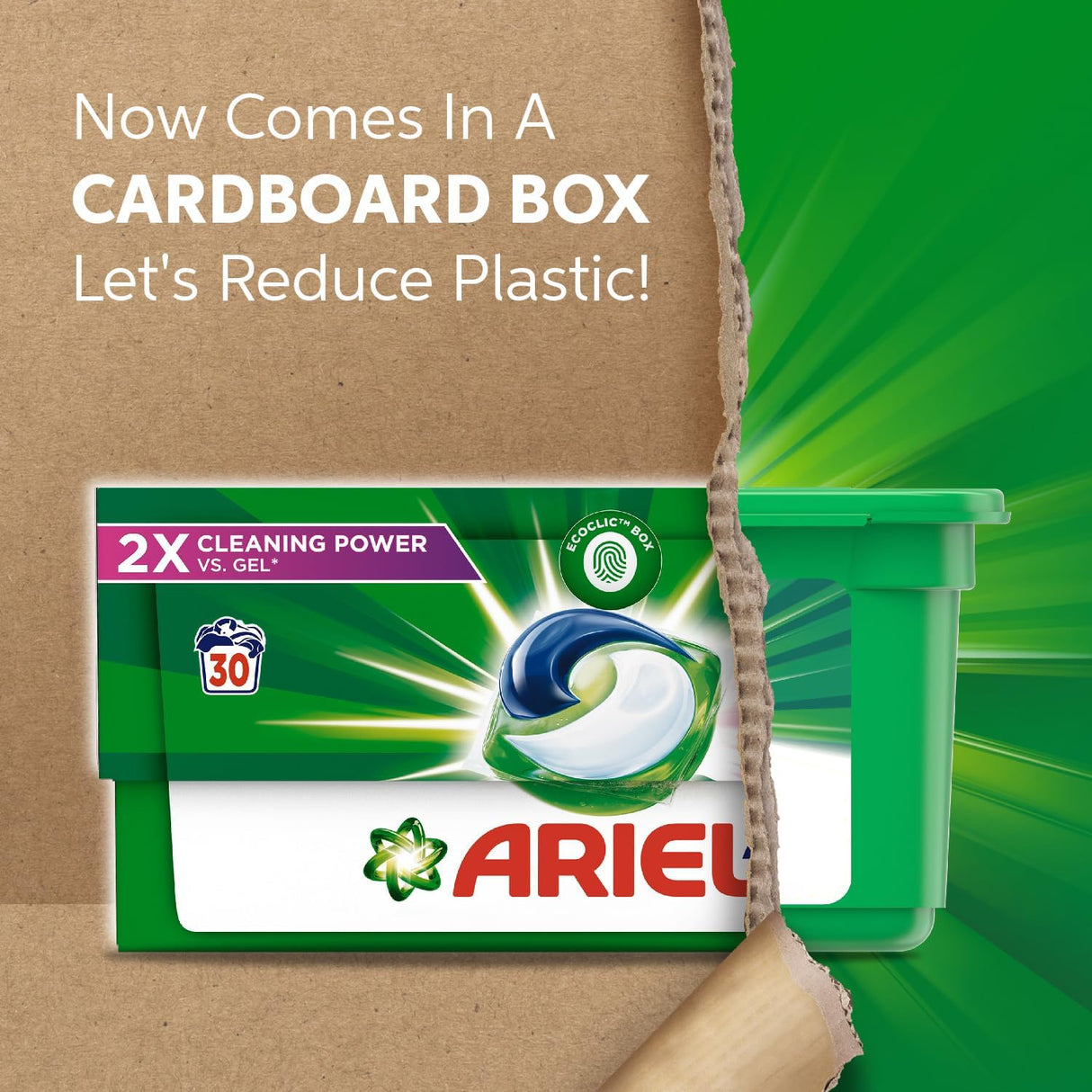 Ariel Original All - in - 1 Pods, 30 Count Laundry Detergent Pods. Cleans, Lifts Stains and Brightens, Dual Pack - Al Kabayel Discount CentreAriel Original All - in - 1 Pods, 30 Count Laundry Detergent Pods. Cleans, Lifts Stains and Brightens, Dual PackHome SuppliesARIELAl Kabayel Discount Centre
