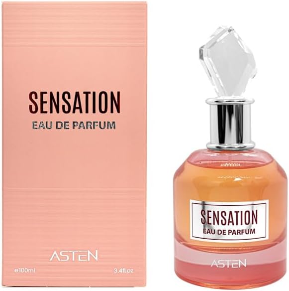 Asten Sensation Pour Femme Eau de Parfum 100 ml – Elegant Floral Essence - Al Kabayel Discount CentreAsten Sensation Pour Femme Eau de Parfum 100 ml – Elegant Floral EssencePerfumesASTENAl Kabayel Discount Centre