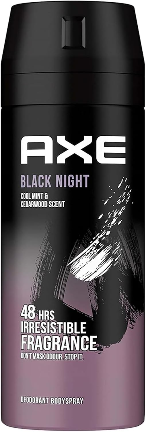AXE Aerosol Black Night - 150ML - Al Kabayel Discount CentreAXE Aerosol Black Night - 150MLFragrancesAXEAl Kabayel Discount Centre