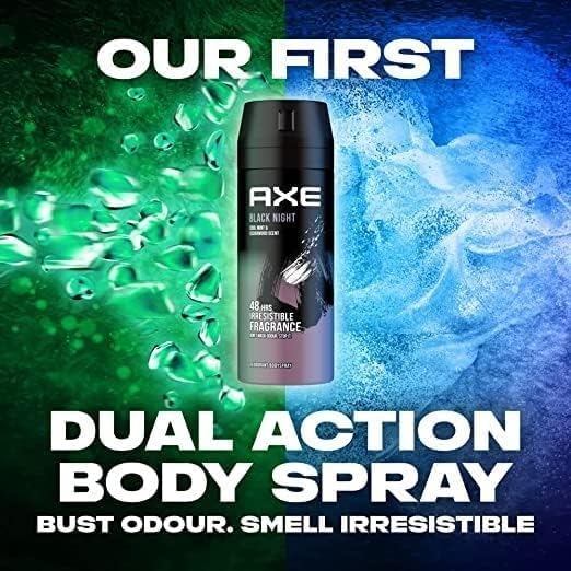 AXE Aerosol Black Night - 150ML - Al Kabayel Discount CentreAXE Aerosol Black Night - 150MLFragrancesAXEAl Kabayel Discount Centre