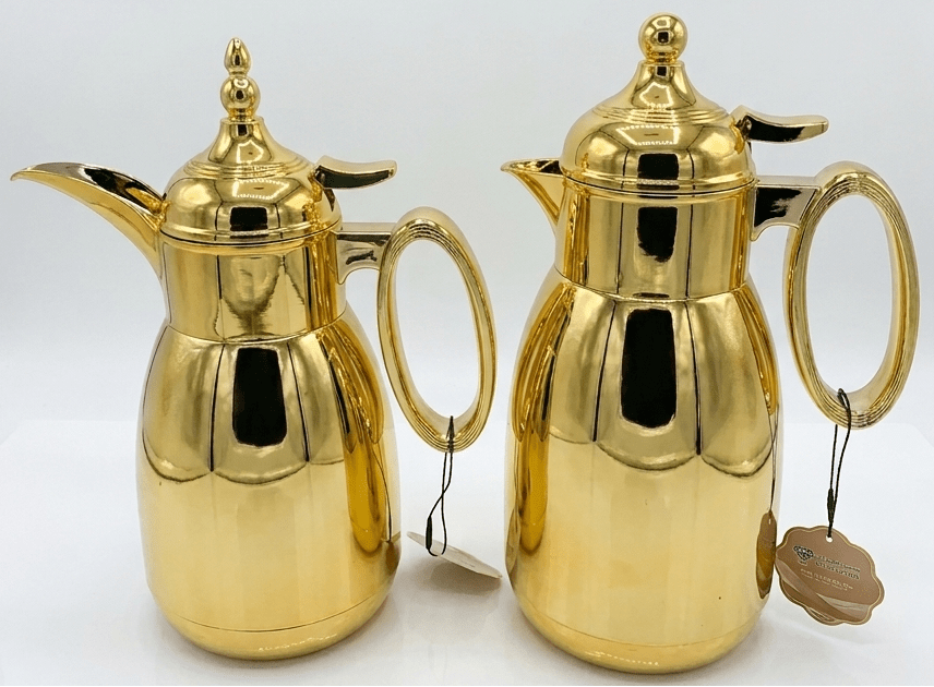 Bait Al Crystal Classic Gold Finish Elegant Vacuum Flask for Coffee, Tea & Arabic Hospitality 700ml–1L Capacity - Al Kabayel Discount CentreBait Al Crystal Classic Gold Finish Elegant Vacuum Flask for Coffee, Tea & Arabic Hospitality 700ml–1L CapacityThermosBAIT AL CRYSTALAl Kabayel Discount Centre