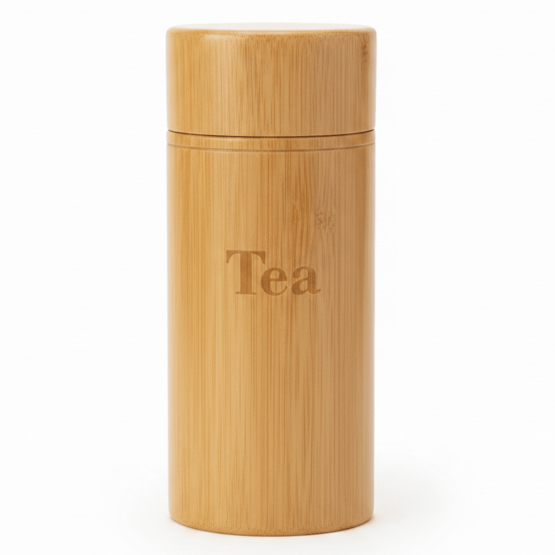Bamboo Tea Canister With Airtight Lid - 15*7cm / 20*7cm - Al Kabayel Discount CentreBamboo Tea Canister With Airtight Lid - 15*7cm / 20*7cmJars & Food SaversAKDCAl Kabayel Discount Centre
