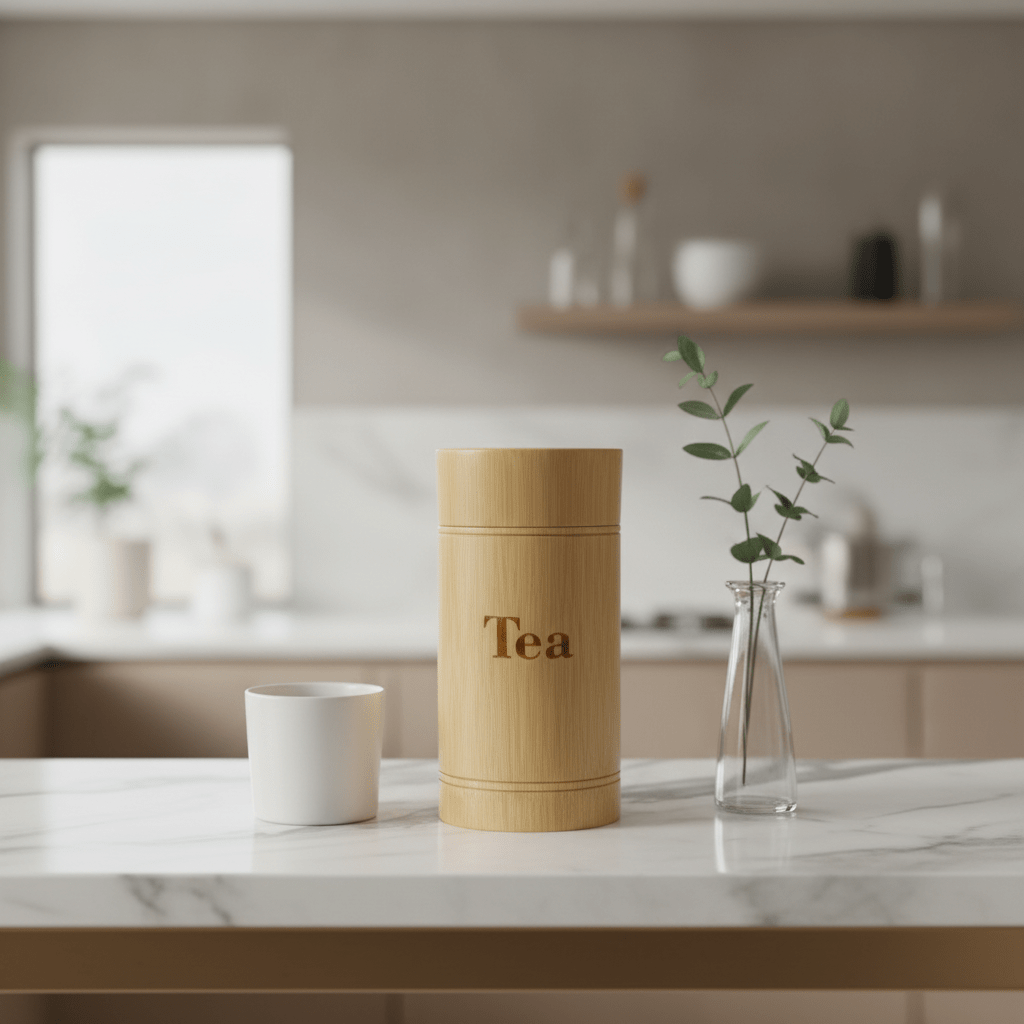 Bamboo Tea Canister With Airtight Lid - 15*7cm / 20*7cm - Al Kabayel Discount CentreBamboo Tea Canister With Airtight Lid - 15*7cm / 20*7cmJars & Food SaversAKDCAl Kabayel Discount Centre
