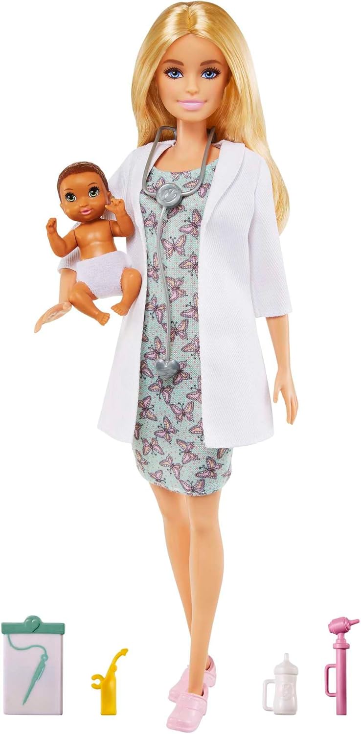 Barbie Doctor Doll, Kids Over 3+ Age, GVK03 - Al Kabayel Discount CentreBarbie Doctor Doll, Kids Over 3+ Age, GVK03Toys for girlsBARBIEAl Kabayel Discount Centre
