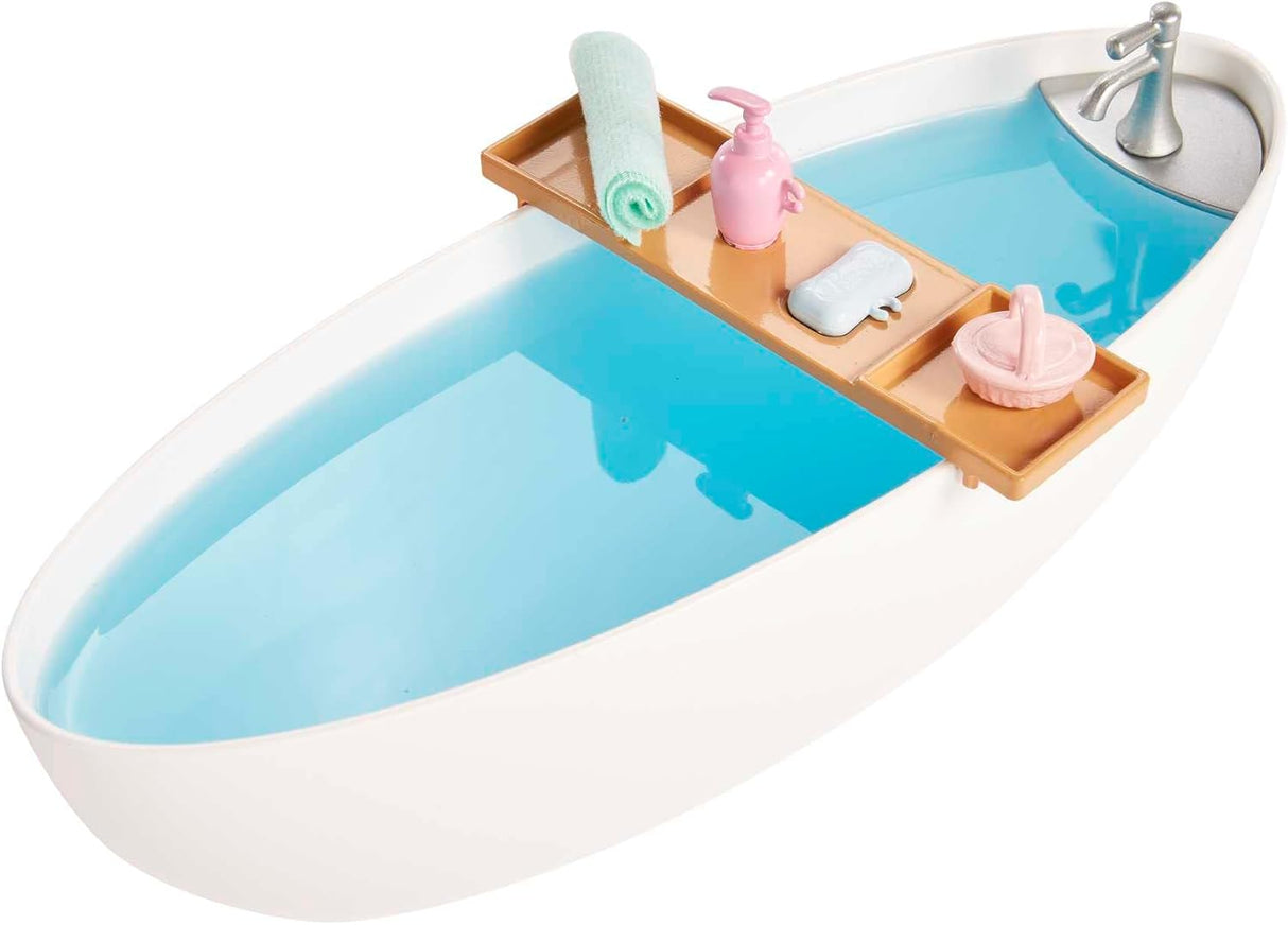 Barbie Doll & Bathtub Playset, Blonde, Confetti Soap & Accessories, HKT92 - Al Kabayel Discount CentreBarbie Doll & Bathtub Playset, Blonde, Confetti Soap & Accessories, HKT92Toys for girlsBARBIEAl Kabayel Discount Centre