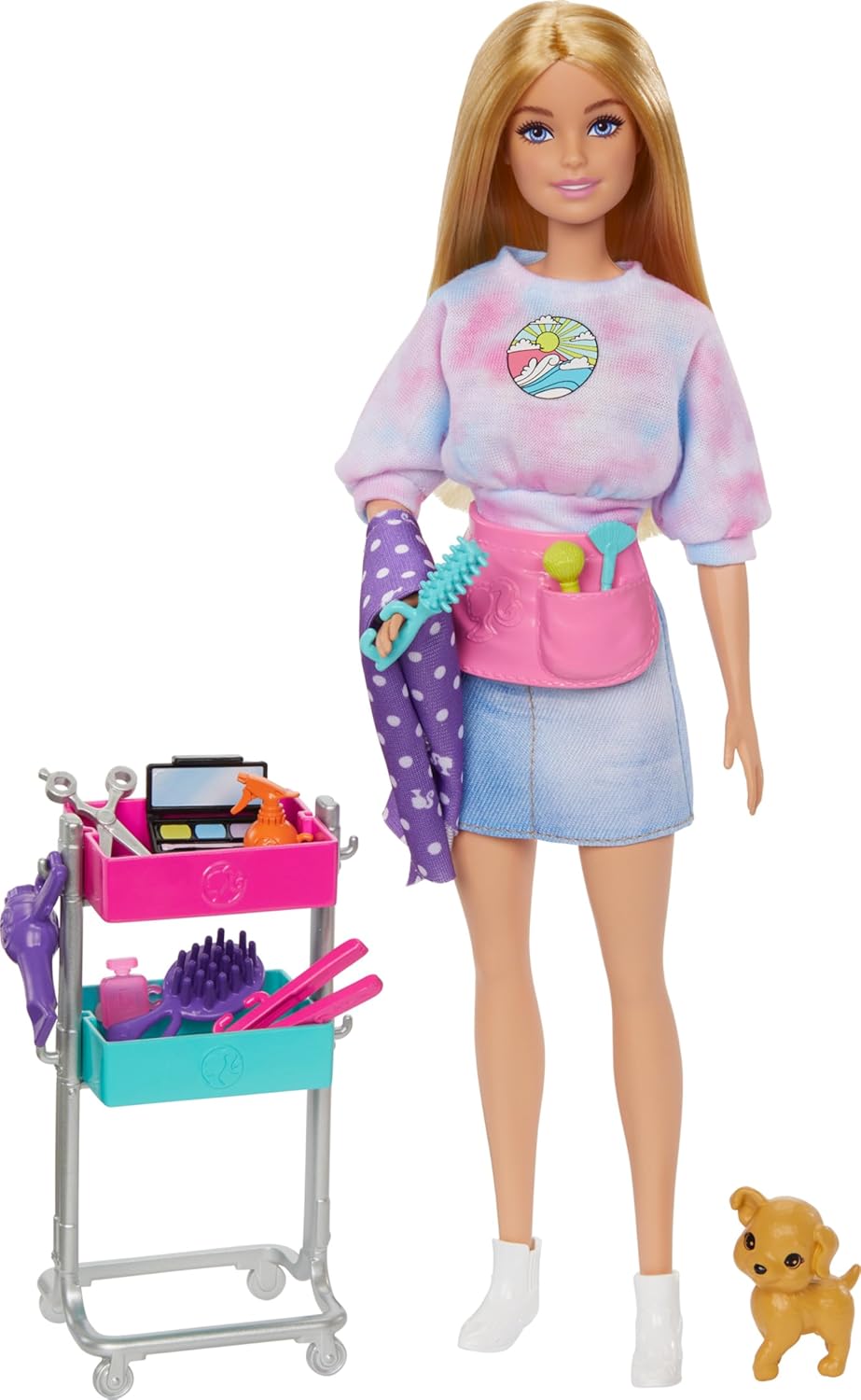Barbie Doll with Dresser Set, 10+ Pieces, Kids Over 3+ Age, HNK95 - Al Kabayel Discount CentreBarbie Doll with Dresser Set, 10+ Pieces, Kids Over 3+ Age, HNK95Toys for girlsBARBIEAl Kabayel Discount Centre