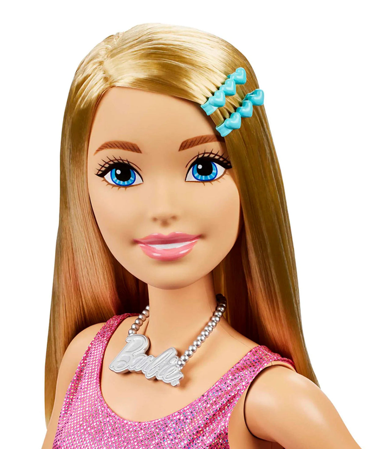 Barbie Large Barbie Doll, 28 Inches Tall, Blond Hair and Shimmery Pink Dress - HJY02 - Al Kabayel Discount CentreBarbie Large Barbie Doll, 28 Inches Tall, Blond Hair and Shimmery Pink Dress - HJY02Toys for girlsBARBIEAl Kabayel Discount Centre