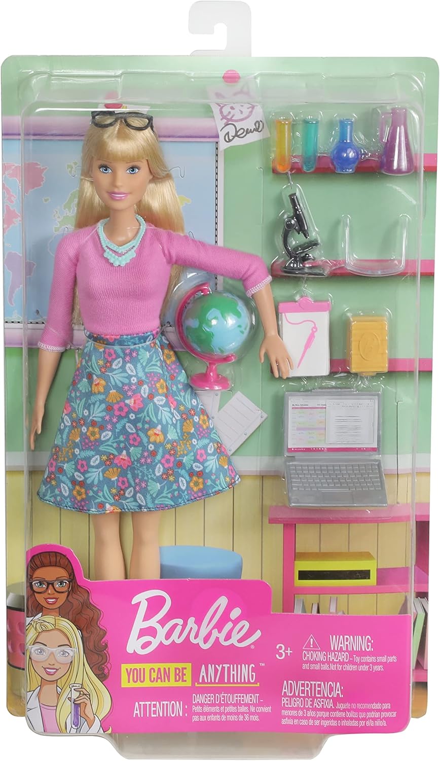 Barbie Teacher Doll Playset, Kids Over 3+ Age, GJC23 - Al Kabayel Discount CentreBarbie Teacher Doll Playset, Kids Over 3+ Age, GJC23Toys for girlsBARBIEAl Kabayel Discount Centre