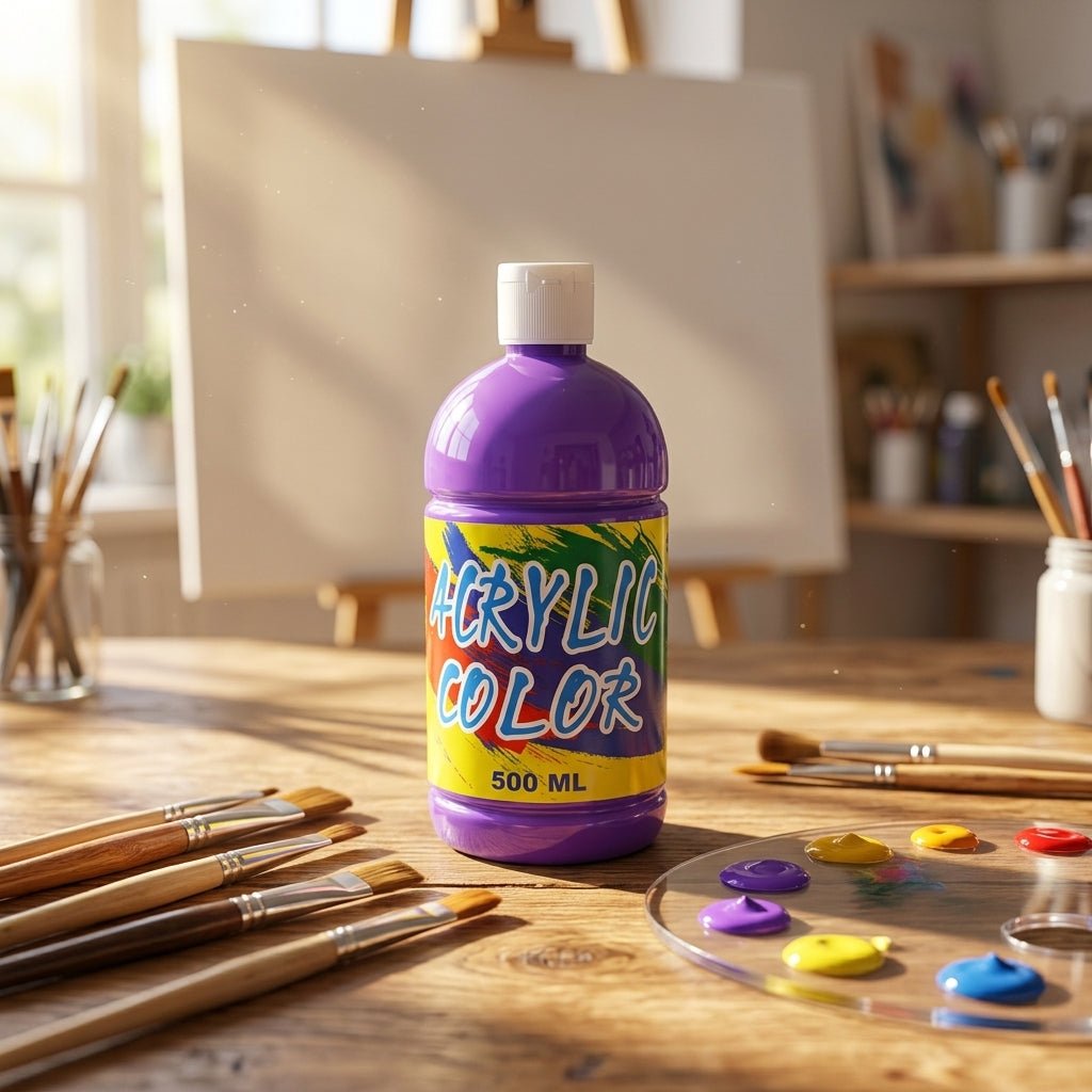 Basic Acrylic Color Paint 500ml – Purple - Al Kabayel Discount CentreBasic Acrylic Color Paint 500ml – PurplePaintsBASICAl Kabayel Discount Centre