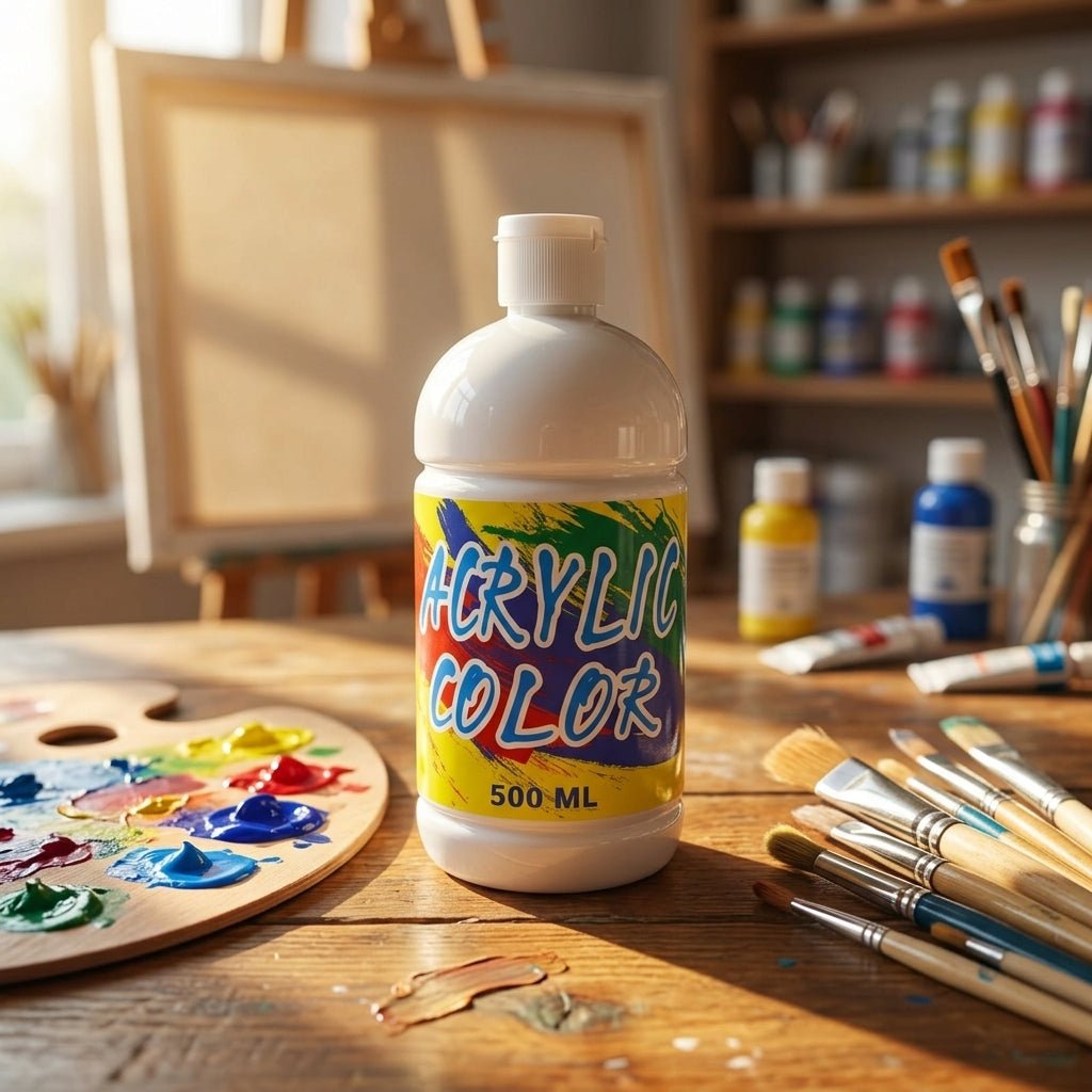 Basic Acrylic Color Paint 500ml – White - Al Kabayel Discount CentreBasic Acrylic Color Paint 500ml – WhitePaintsBASICAl Kabayel Discount Centre