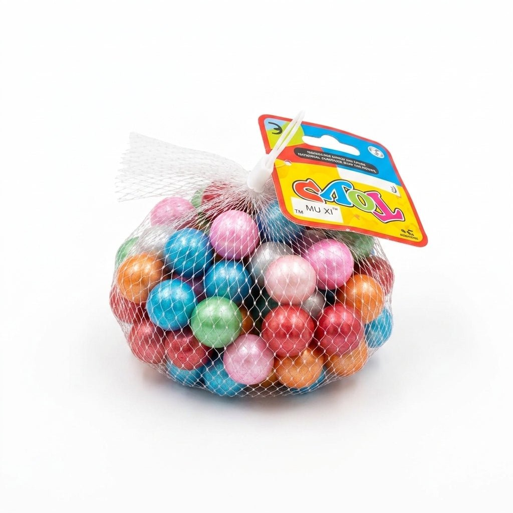 Beads 16mm Assorted Colors – 50 Pieces Net Bag - Al Kabayel Discount CentreBeads 16mm Assorted Colors – 50 Pieces Net BagStonesAKDCAl Kabayel Discount Centre