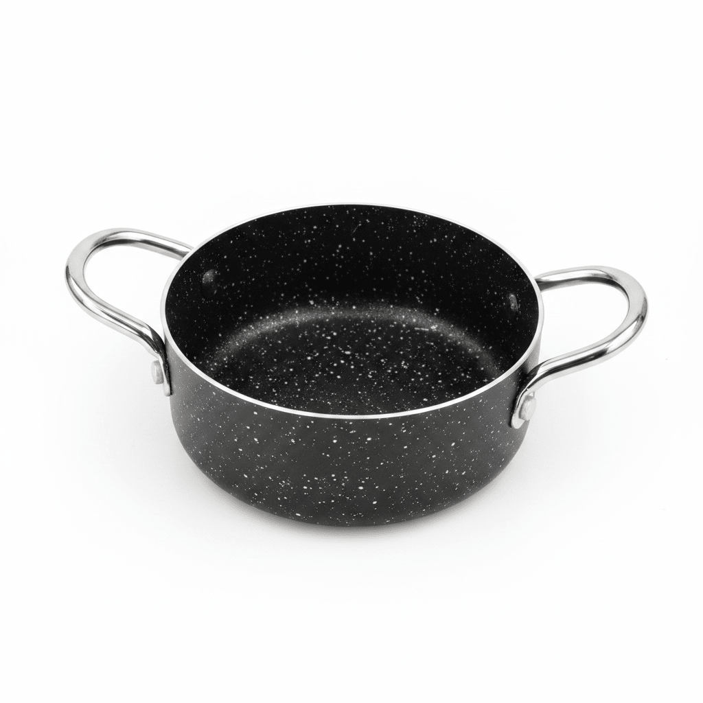 Beefit Mini Pot – Marble Non-Stick Coating – 12×5 cm – Dual Handle - Al Kabayel Discount CentreBeefit Mini Pot – Marble Non-Stick Coating – 12×5 cm – Dual HandleCasserolesBEEFITAl Kabayel Discount Centre