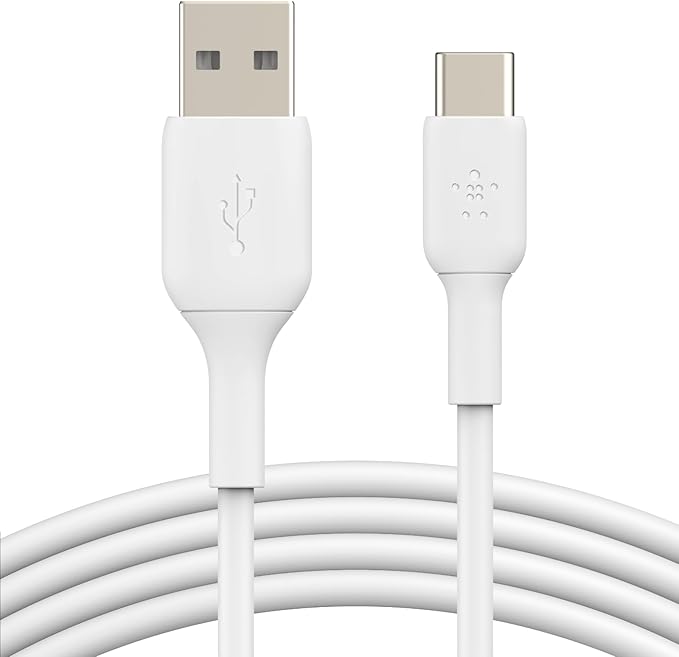 BELKIN BoostCharge USB - C charger cable, USB - A to USB - C cable, 1 meter, White - Al Kabayel Discount CentreBELKIN BoostCharge USB - C charger cable, USB - A to USB - C cable, 1 meter, WhiteCords & AdaptersBELKINAl Kabayel Discount Centre