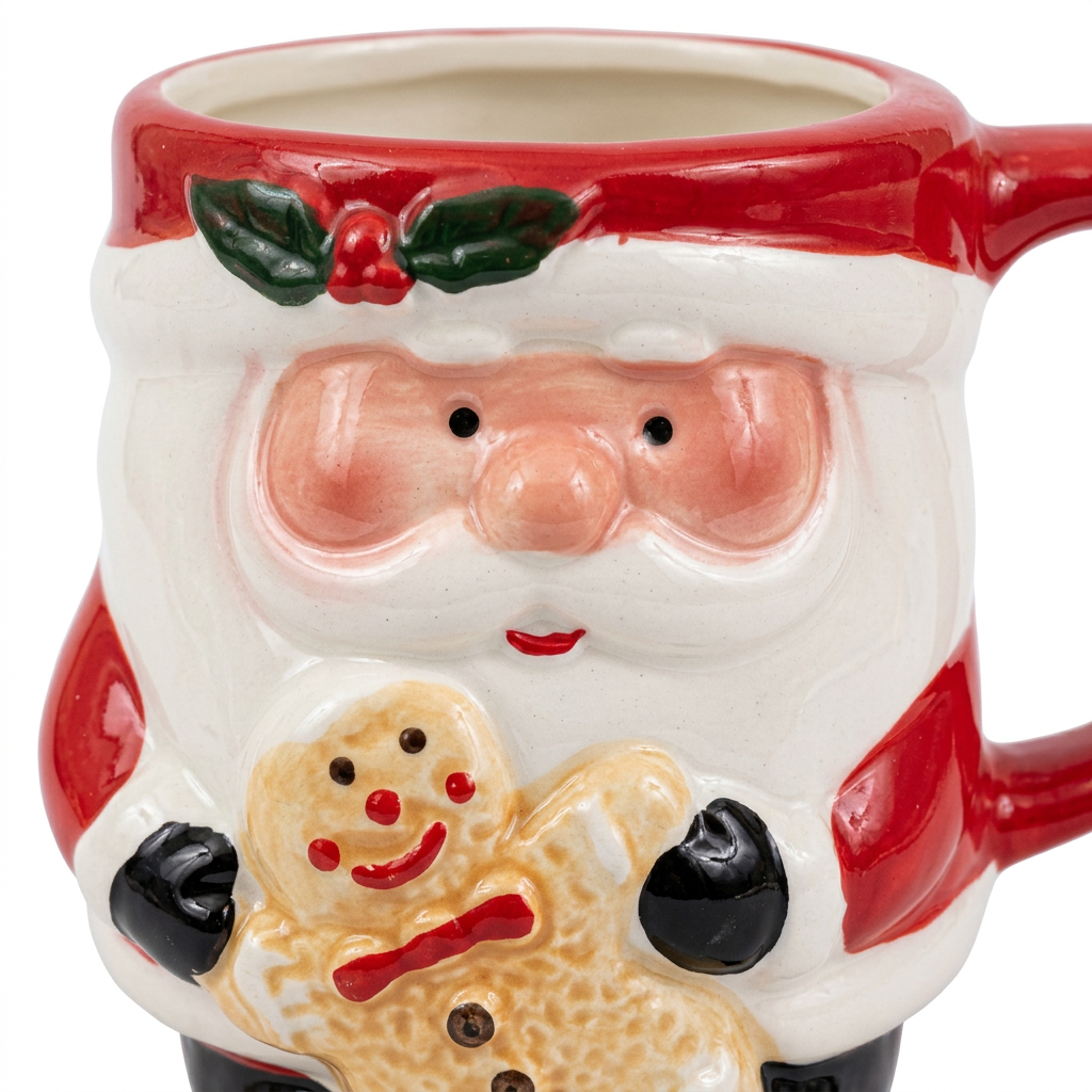 Ceramic Christmas Santa Mug - 300ml