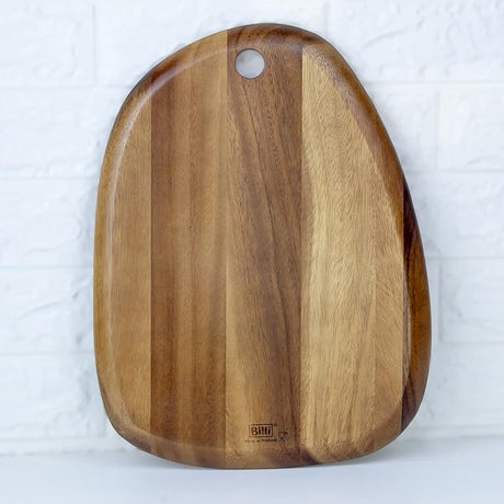BILLI Pebble Shaped Acacia Cutting Board, Serving 33x24 cm (Natural Acacia) Made in Thailand - Al Kabayel Dicount CenterBILLI Pebble Shaped Acacia Cutting Board, Serving 33x24 cm (Natural Acacia) Made in ThailandServeware SetsbilliAl Kabayel Dicount Center