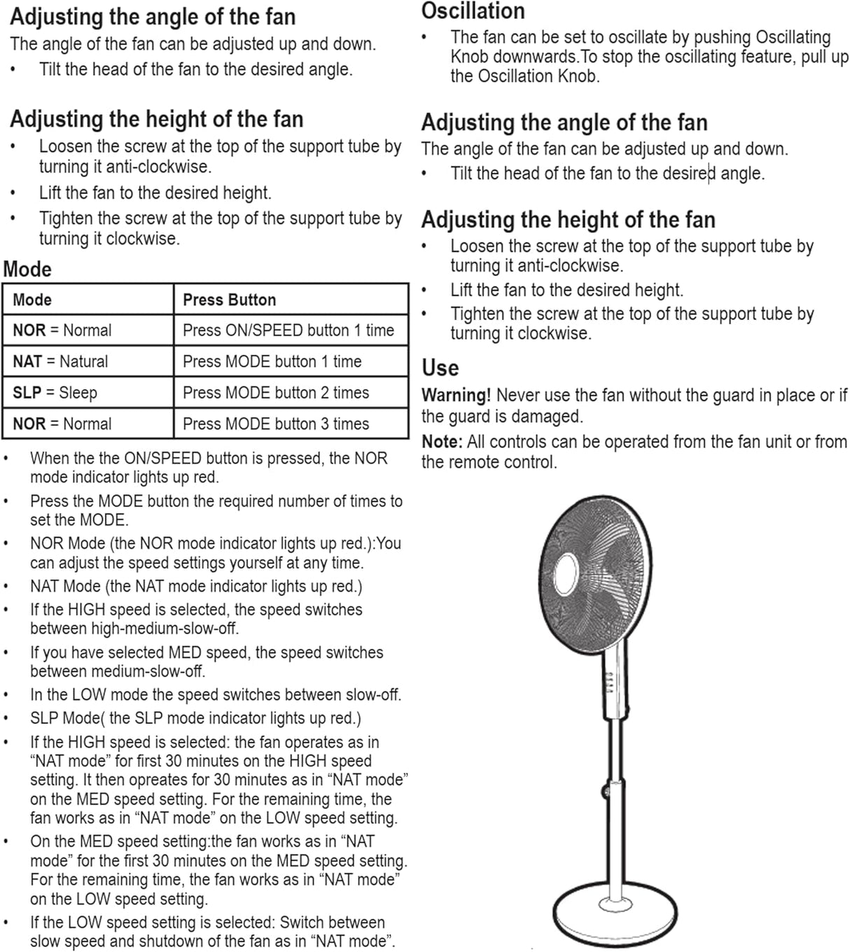 Black & Decker 60W Stand Fan 16 Inch Diameter, 90° Wide Swing 3 Speeds Plus Modes And 5AS Blade, For The Perfect Temperature FS1620 - B5 - Al Kabayel Discount CentreBlack & Decker 60W Stand Fan 16 Inch Diameter, 90° Wide Swing 3 Speeds Plus Modes And 5AS Blade, For The Perfect Temperature FS1620 - B5Fans/HeatersBLACK & DECKERAl Kabayel Discount Centre