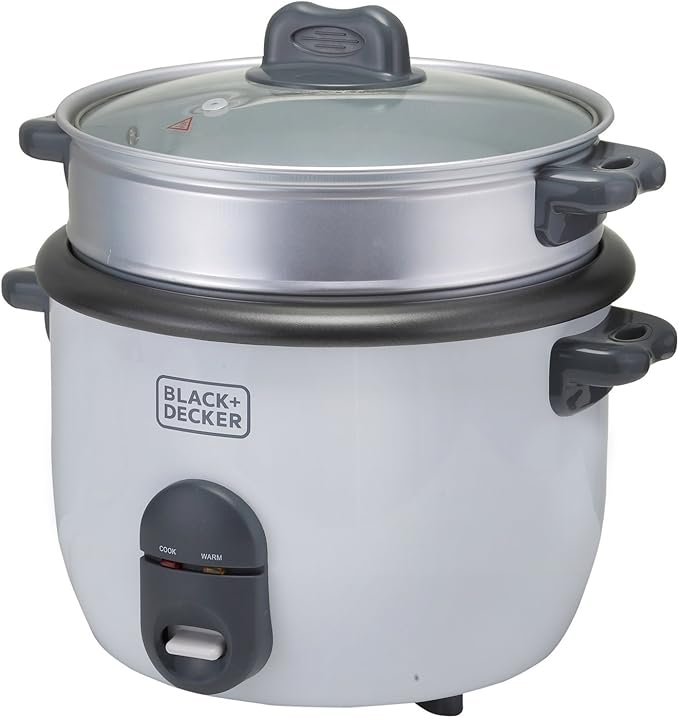 Black & Decker - 700W Power, 1.8L, Removable Non - Stick Bowl & Steaming Tray with Water Level Indicator - Al Kabayel Discount CentreBlack & Decker - 700W Power, 1.8L, Removable Non - Stick Bowl & Steaming Tray with Water Level IndicatorFood & Drink AppliancesBLACK & DECKERAl Kabayel Discount Centre