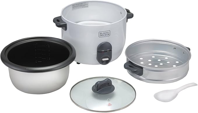 Black & Decker - 700W Power, 1.8L, Removable Non - Stick Bowl & Steaming Tray with Water Level Indicator - Al Kabayel Discount CentreBlack & Decker - 700W Power, 1.8L, Removable Non - Stick Bowl & Steaming Tray with Water Level IndicatorFood & Drink AppliancesBLACK & DECKERAl Kabayel Discount Centre
