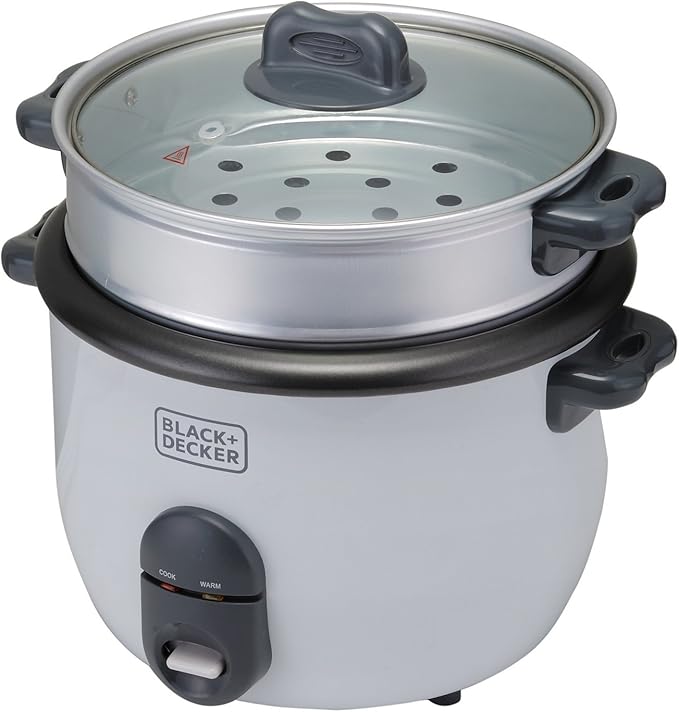 Black & Decker - 700W Power, 1.8L, Removable Non - Stick Bowl & Steaming Tray with Water Level Indicator - Al Kabayel Discount CentreBlack & Decker - 700W Power, 1.8L, Removable Non - Stick Bowl & Steaming Tray with Water Level IndicatorFood & Drink AppliancesBLACK & DECKERAl Kabayel Discount Centre