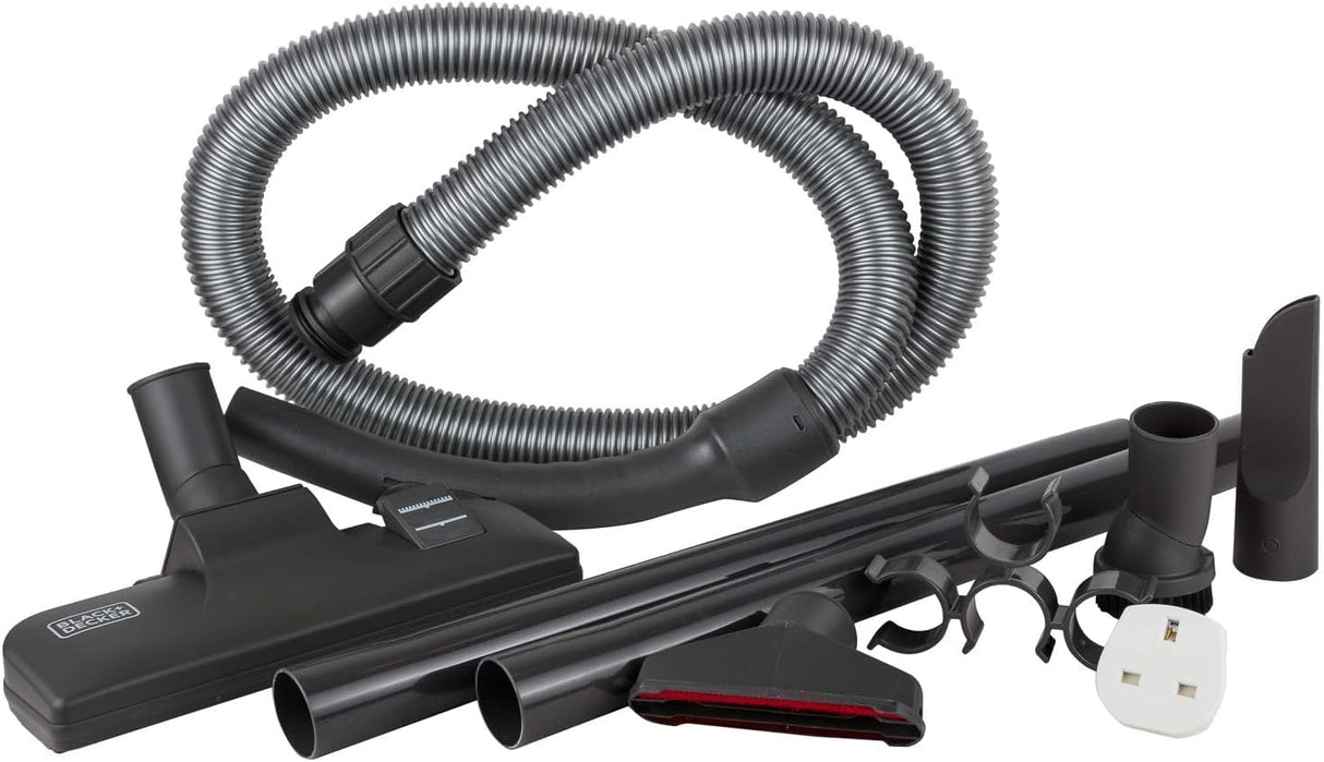 Black & Decker Multi - Cyclonic Bagless Corded Canister Vacuum Cleaner with 6 Stage Filtration, 1400 W Max Power, 20 kPa Suction Power, Red/Black, 2.5 L, VM1680 - B5 - Al Kabayel Discount CentreBlack & Decker Multi - Cyclonic Bagless Corded Canister Vacuum Cleaner with 6 Stage Filtration, 1400 W Max Power, 20 kPa Suction Power, Red/Black, 2.5 L, VM1680 - B5Vacuum CleanersBLACK & DECKERAl Kabayel Discount Centre