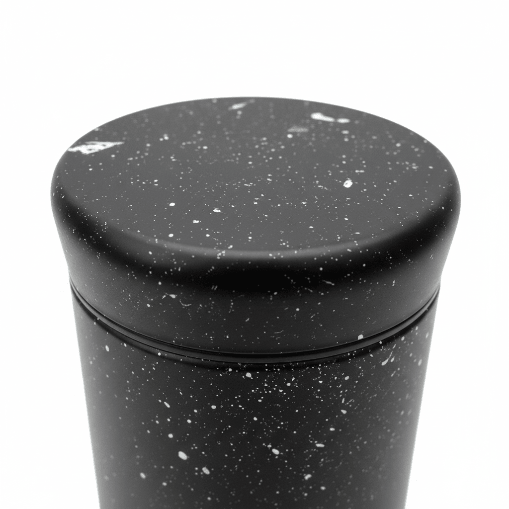 Black Galaxy Speckle Metal & Glass Canister — 750ml - Al Kabayel Discount CentreBlack Galaxy Speckle Metal & Glass Canister — 750mlJars & Food SaversAKDCAl Kabayel Discount Centre