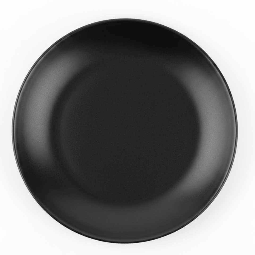 Black Matte Ceramic Fruit Plate 26.5cm | Premium Stoneware Serving Plate | - Al Kabayel Discount CentreBlack Matte Ceramic Fruit Plate 26.5cm | Premium Stoneware Serving Plate |PlatesAKDCAl Kabayel Discount Centre