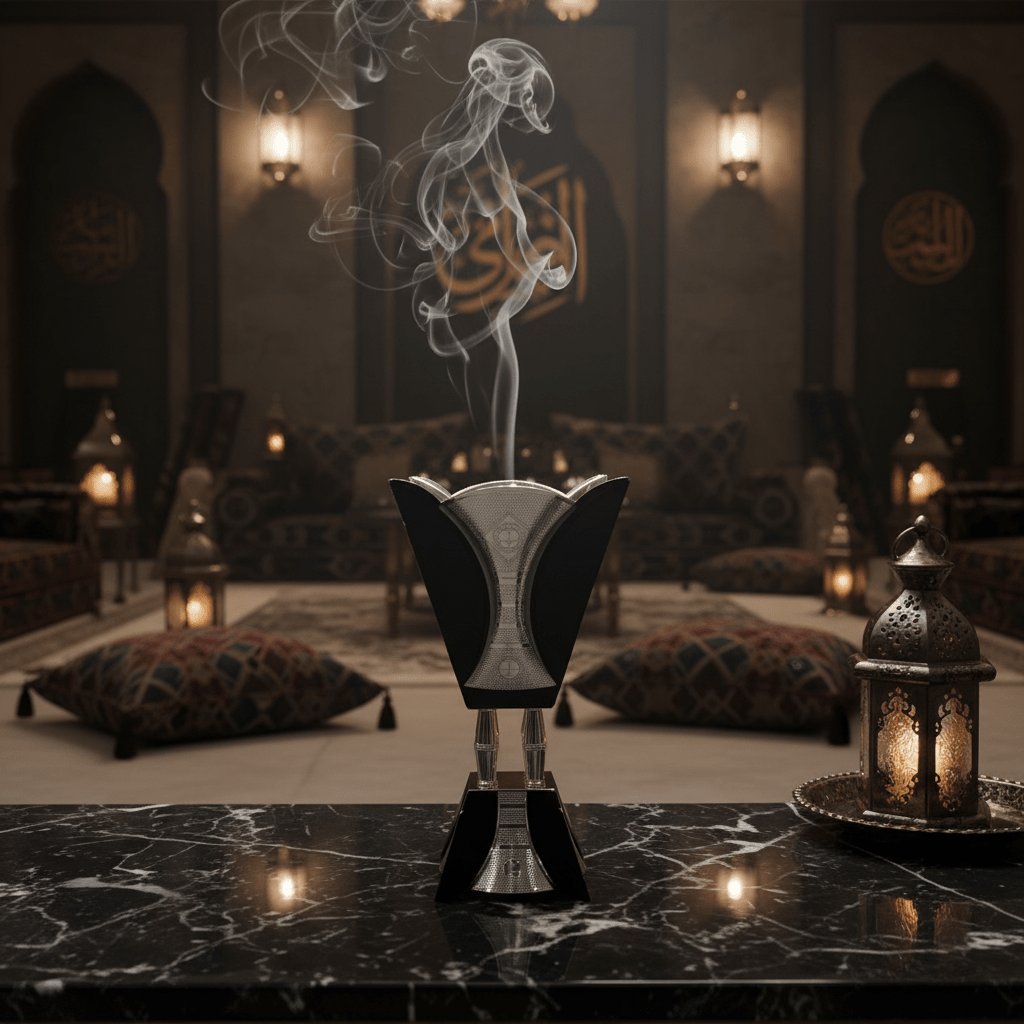 Black & Silver Metal Incense Burner — 21×12 cm - Al Kabayel Discount CentreBlack & Silver Metal Incense Burner — 21×12 cmIncense burnerAKDCAl Kabayel Discount Centre