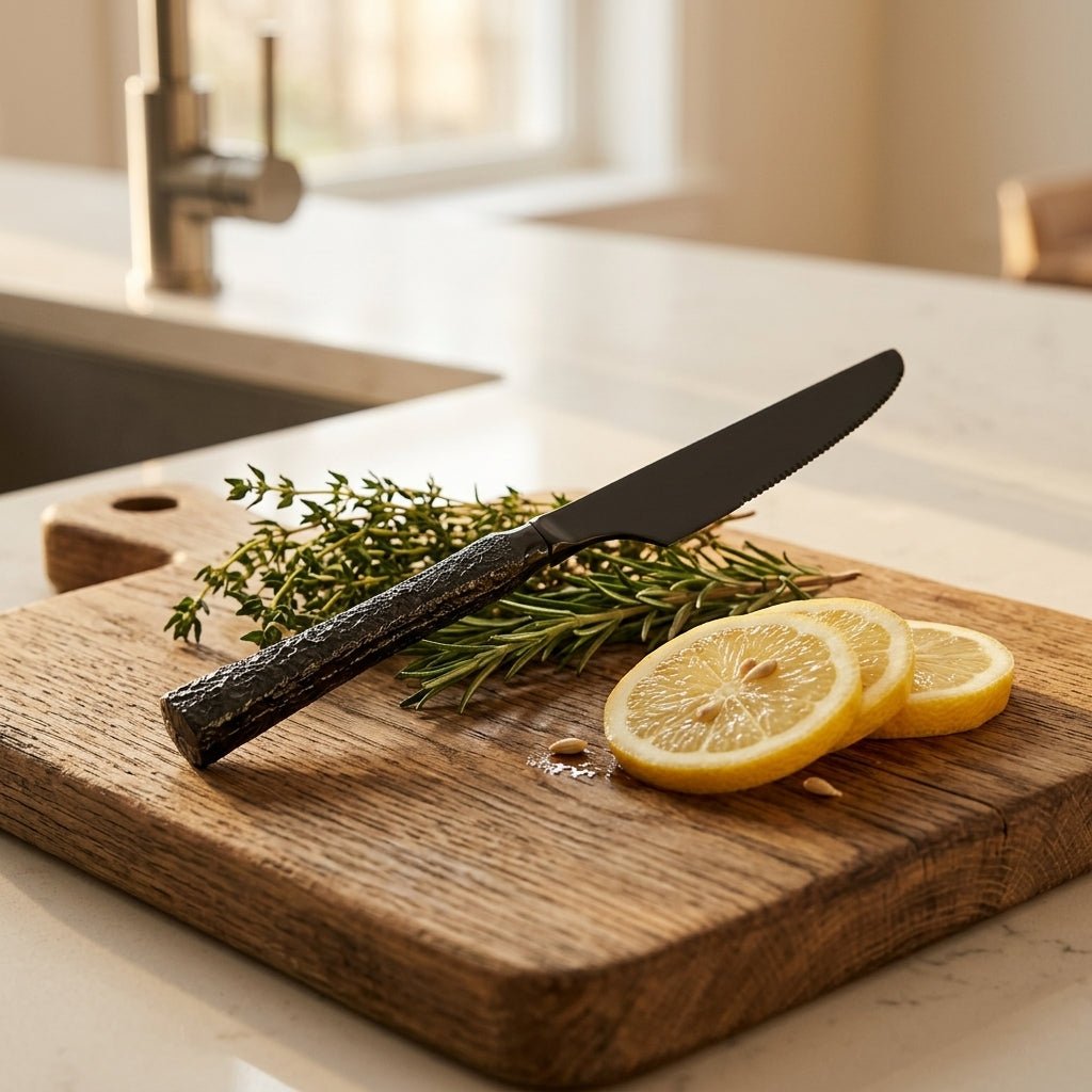 Black Stainless Steel Knife Set of 6 - 23cm - Al Kabayel Discount CentreBlack Stainless Steel Knife Set of 6 - 23cmKnife & Knife SetsAKDCAl Kabayel Discount Centre