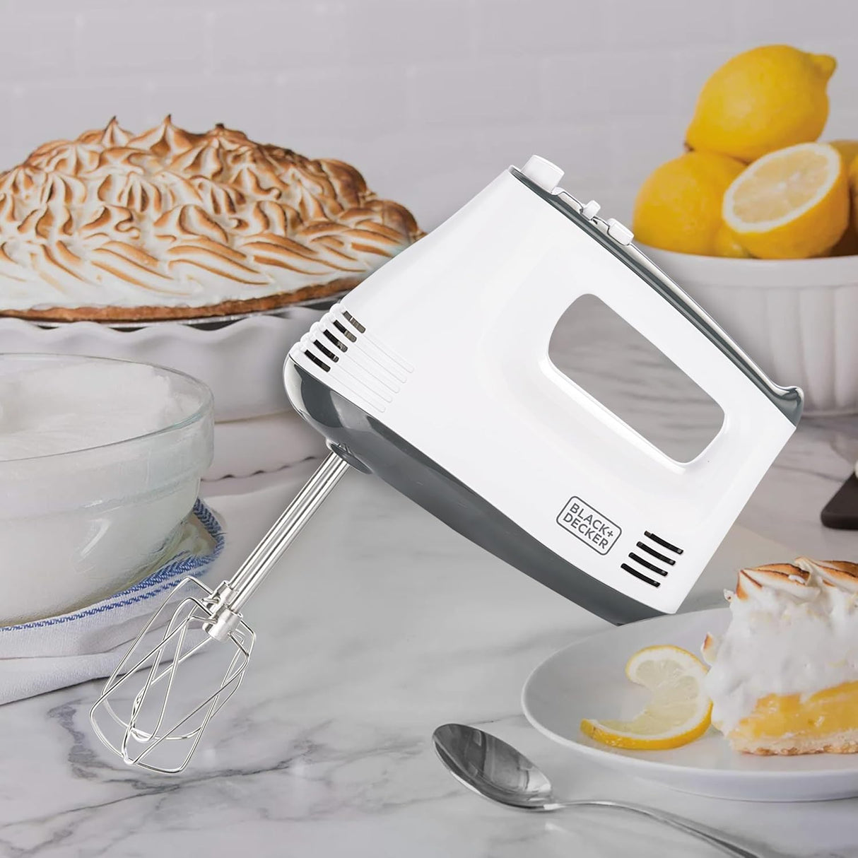Black+Decker 300W Hand Mixer White M350 - B5 - Al Kabayel Discount CentreBlack+Decker 300W Hand Mixer White M350 - B5Food & Drink AppliancesBLACK+DECKERAl Kabayel Discount Centre