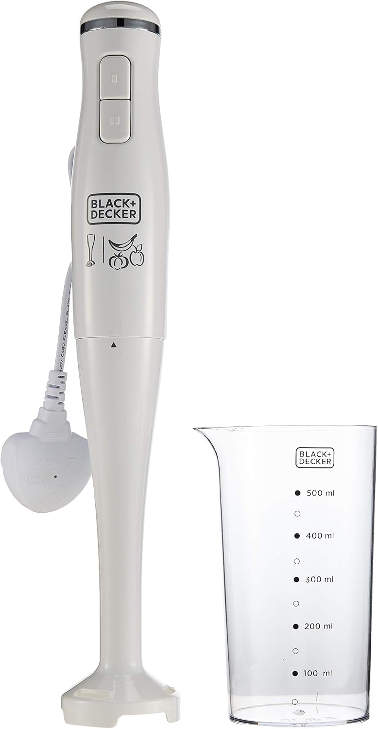 BLACK+DECKER 300W Stick Blender SB2500 - B5 – Compact Hand Blender for Smoothies, Soups, Purees & Sauces, Lightweight Ergonomic Design with Easy - to - Clean Body - Al Kabayel Discount CentreBLACK+DECKER 300W Stick Blender SB2500 - B5 – Compact Hand Blender for Smoothies, Soups, Purees & Sauces, Lightweight Ergonomic Design with Easy - to - Clean BodyFood & Drink AppliancesBLACK+DECKERAl Kabayel Discount Centre