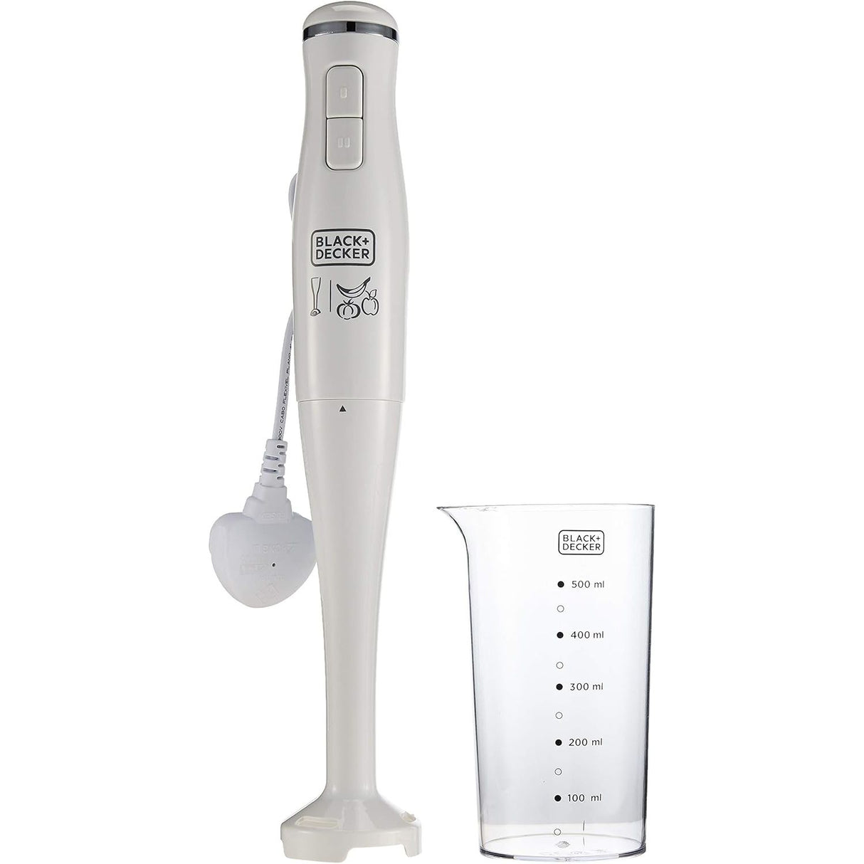 BLACK+DECKER 300W Stick Blender SB2500 - B5 – Compact Hand Blender for Smoothies, Soups, Purees & Sauces, Lightweight Ergonomic Design with Easy - to - Clean Body - Al Kabayel Discount CentreBLACK+DECKER 300W Stick Blender SB2500 - B5 – Compact Hand Blender for Smoothies, Soups, Purees & Sauces, Lightweight Ergonomic Design with Easy - to - Clean BodyFood & Drink AppliancesBLACK+DECKERAl Kabayel Discount Centre
