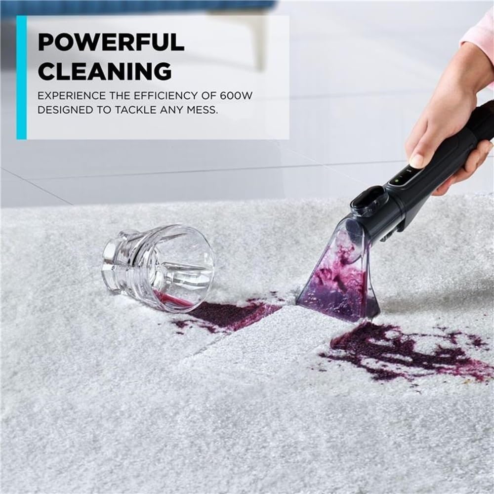 BLACK+DECKER 600W Multisurface Spot Cleaner for Carpet, Sofa, Upholstery, Stairs & Car Interior | Stain Remover with Dual Tank System, 5 Attachments, Cleaning Solution, Black | BHSC600C - B5 - Al Kabayel Discount CentreBLACK+DECKER 600W Multisurface Spot Cleaner for Carpet, Sofa, Upholstery, Stairs & Car Interior | Stain Remover with Dual Tank System, 5 Attachments, Cleaning Solution, Black | BHSC600C - B5Vacuum CleanersBLACK & DECKERAl Kabayel Discount Centre