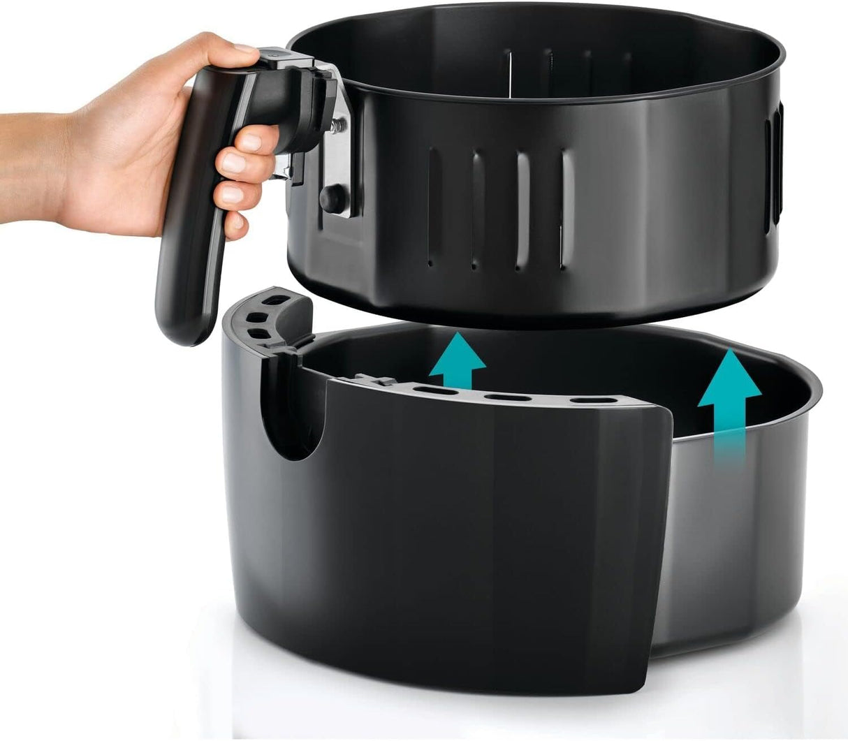 BLACK+DECKER XL Air Fryer 1800W 7L/1.5Kg Capacity With Rapid Hot Air Circulation For Frying, Grilling, Broiling, Roasting, and Baking AF575 - B5 - Al Kabayel Discount CentreBLACK+DECKER XL Air Fryer 1800W 7L/1.5Kg Capacity With Rapid Hot Air Circulation For Frying, Grilling, Broiling, Roasting, and Baking AF575 - B5Air FryersBLACK & DECKERAl Kabayel Discount Centre