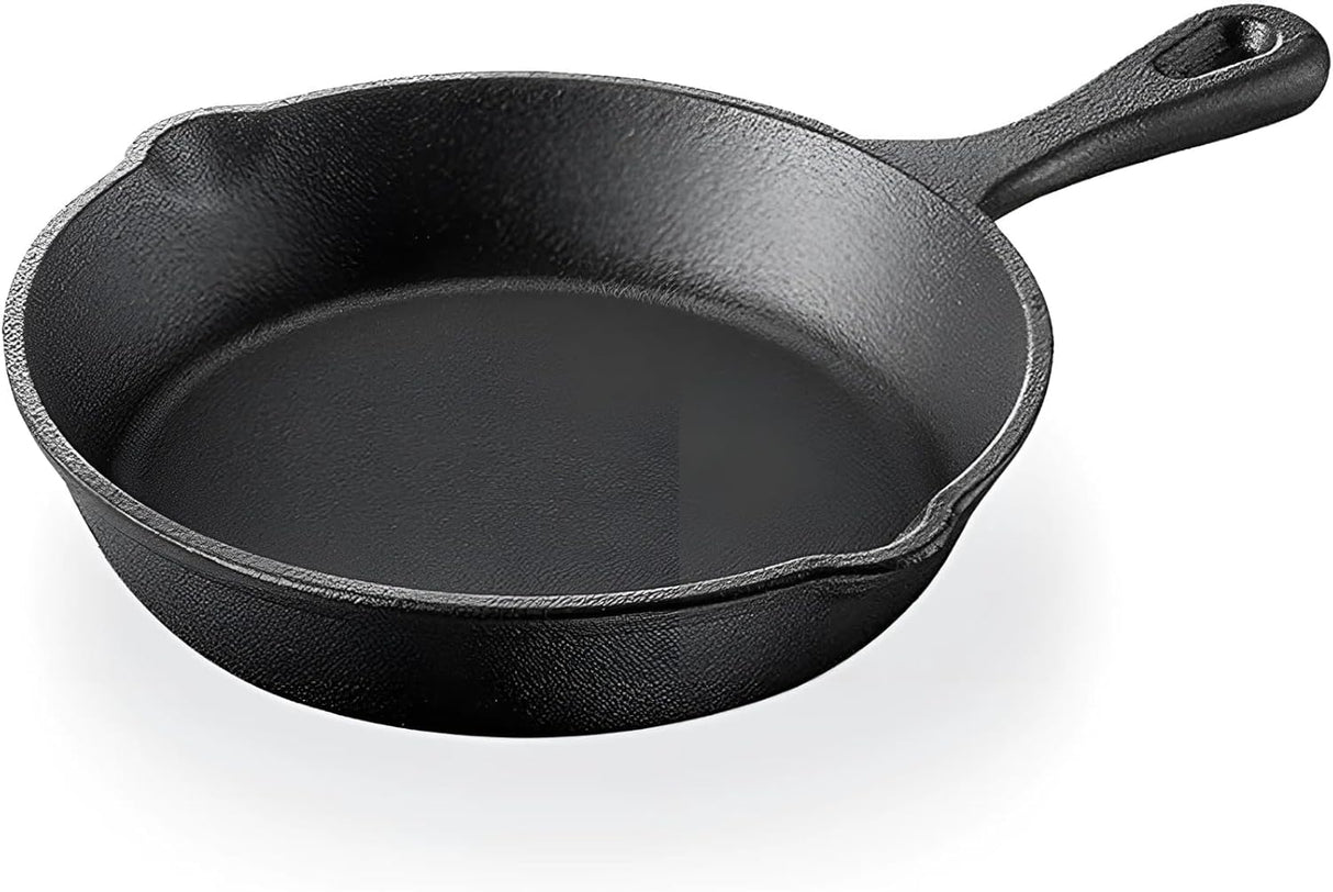 BLACKSTONE Cast Iron Skillet, Pre Seasoned Die Cast Iron Skillet, Compatible with Gas, Induction, Oven and Grill BC14101 (20cm) - Al Kabayel Discount CentreBLACKSTONE Cast Iron Skillet, Pre Seasoned Die Cast Iron Skillet, Compatible with Gas, Induction, Oven and Grill BC14101 (20cm)Frying Pans & SkilletsBLACKSTONEAl Kabayel Discount Centre