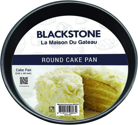 Blackstone Round Cake Pan 245mm*40mm, Pizza Pan Bakeware, Pizza, non stick bakeware - BRP0701 - Al Kabayel Discount CentreBlackstone Round Cake Pan 245mm*40mm, Pizza Pan Bakeware, Pizza, non stick bakeware - BRP0701Frying Pans & SkilletsBLACKSTONEAl Kabayel Discount Centre