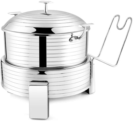 BLACKSTONE Stainless Steel Chafing Dish 4 Liter, 28cm - Al Kabayel Discount CentreBLACKSTONE Stainless Steel Chafing Dish 4 Liter, 28cmCasseroles & Stock PotsBLACKSTONEAl Kabayel Discount Centre