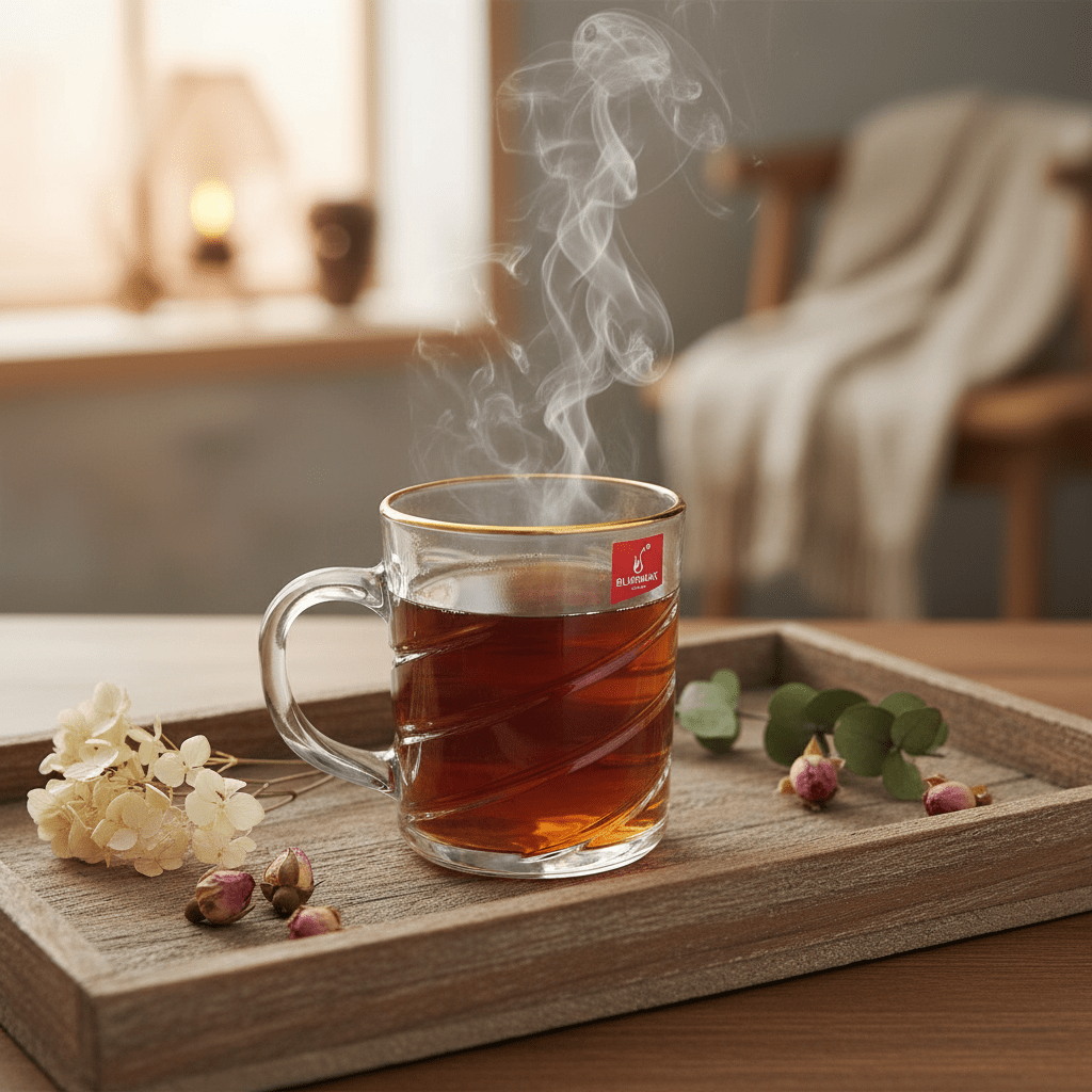 Blinkmax Elegant Glass Tea Mug with Gold Rim & Handle, Premium Design 180ml - Al Kabayel Discount CentreBlinkmax Elegant Glass Tea Mug with Gold Rim & Handle, Premium Design 180mlMugsBLINKMAXAl Kabayel Discount Centre