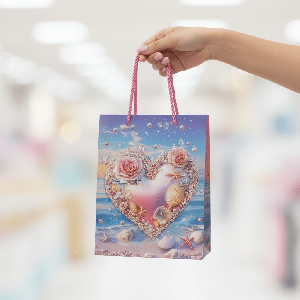 Blue & Pink Ocean Heart Paper Gift Bag - 23×18cm - Al Kabayel Discount CentreBlue & Pink Ocean Heart Paper Gift Bag - 23×18cmPacking & Wrapping SuppliesAKDCAl Kabayel Discount Centre
