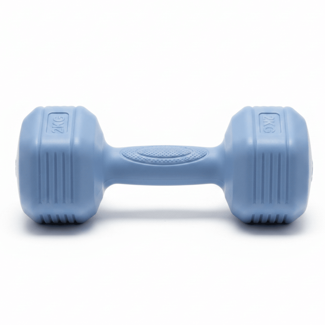 Blue Plastic Coated 2KG Dumbbell — Lightweight Home Fitness Weight - Al Kabayel Discount CentreBlue Plastic Coated 2KG Dumbbell — Lightweight Home Fitness WeightSportsAKDCAl Kabayel Discount Centre