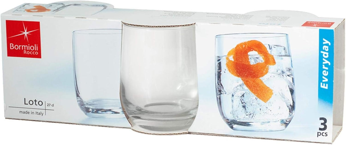 Bormioli Rocco water glass set of 3, clear, 270ML - Al Kabayel Discount CentreBormioli Rocco water glass set of 3, clear, 270MLDrinkware SetsBormioli RoccoAl Kabayel Discount Centre