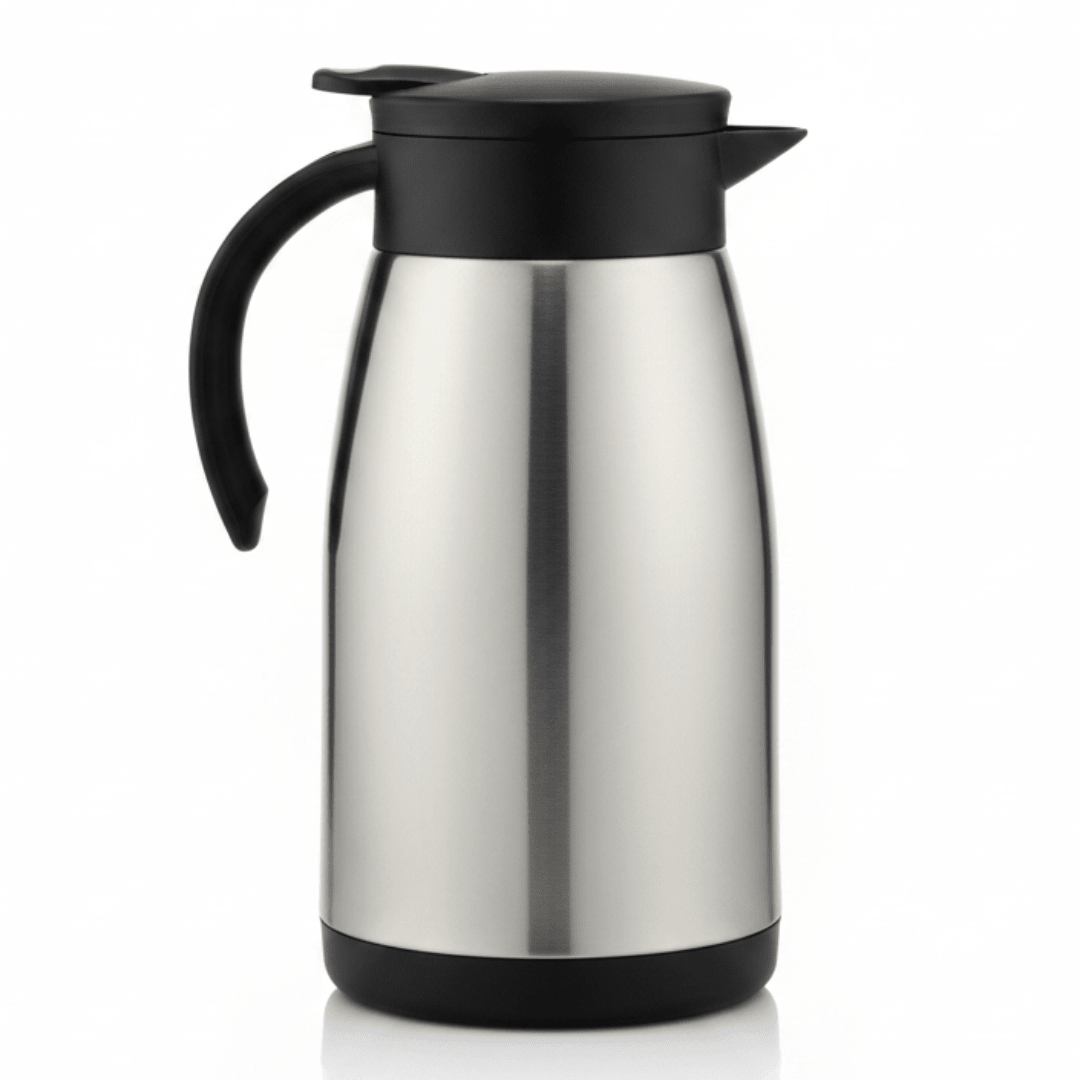Borosil Stainless Steel Vacuum Tea Pot 1 Litre | Silver & Black | - Al Kabayel Discount CentreBorosil Stainless Steel Vacuum Tea Pot 1 Litre | Silver & Black |Tea/Coffee PotsBOROSILAl Kabayel Discount Centre